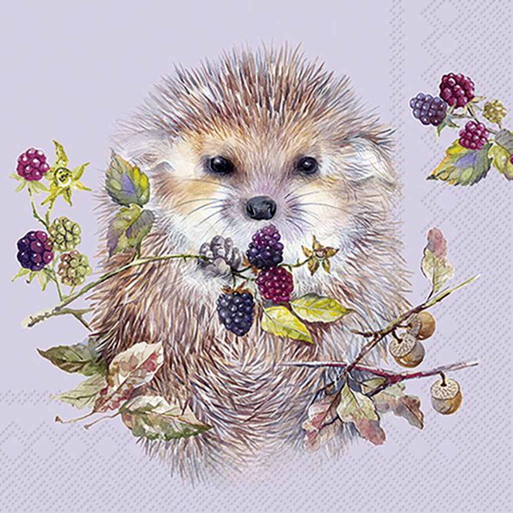 Lunchservet 'Forest Hedgehog'