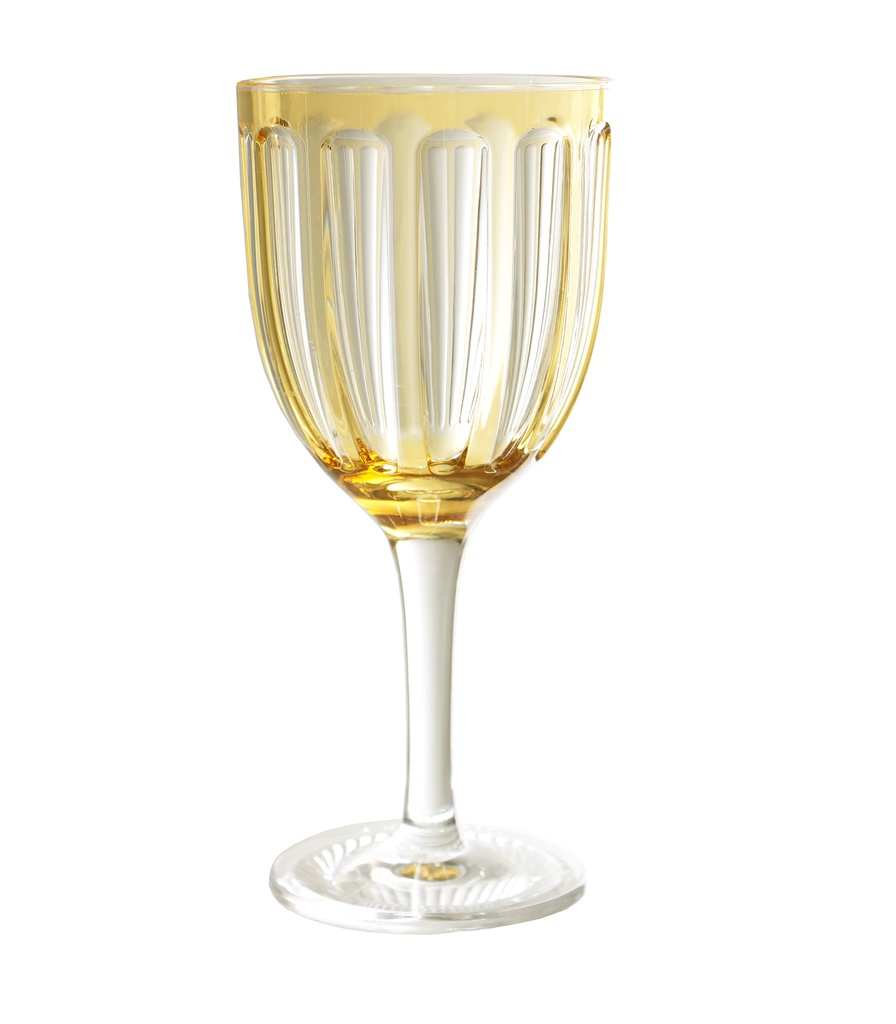 Wijnglas geel 350ml