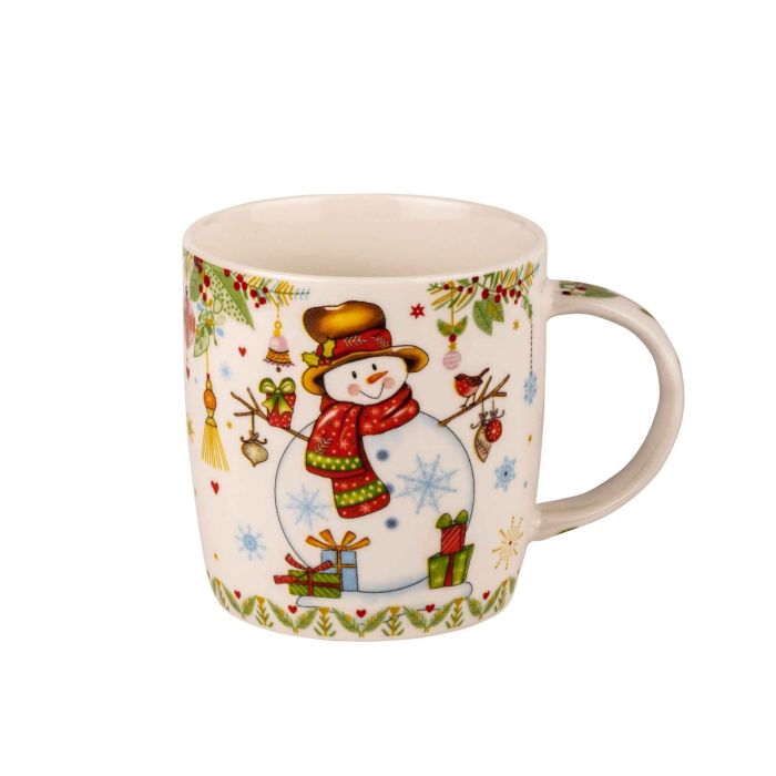 Mok 'Winter Lodge' Sneeuwman