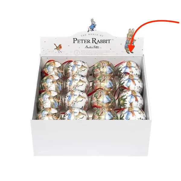 Kerstbal Peter Rabbit afb.4