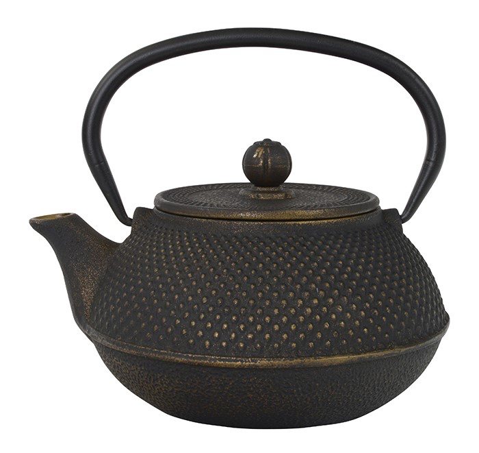 Gietijzeren theekan 'Arare' 0,6 Liter copper
