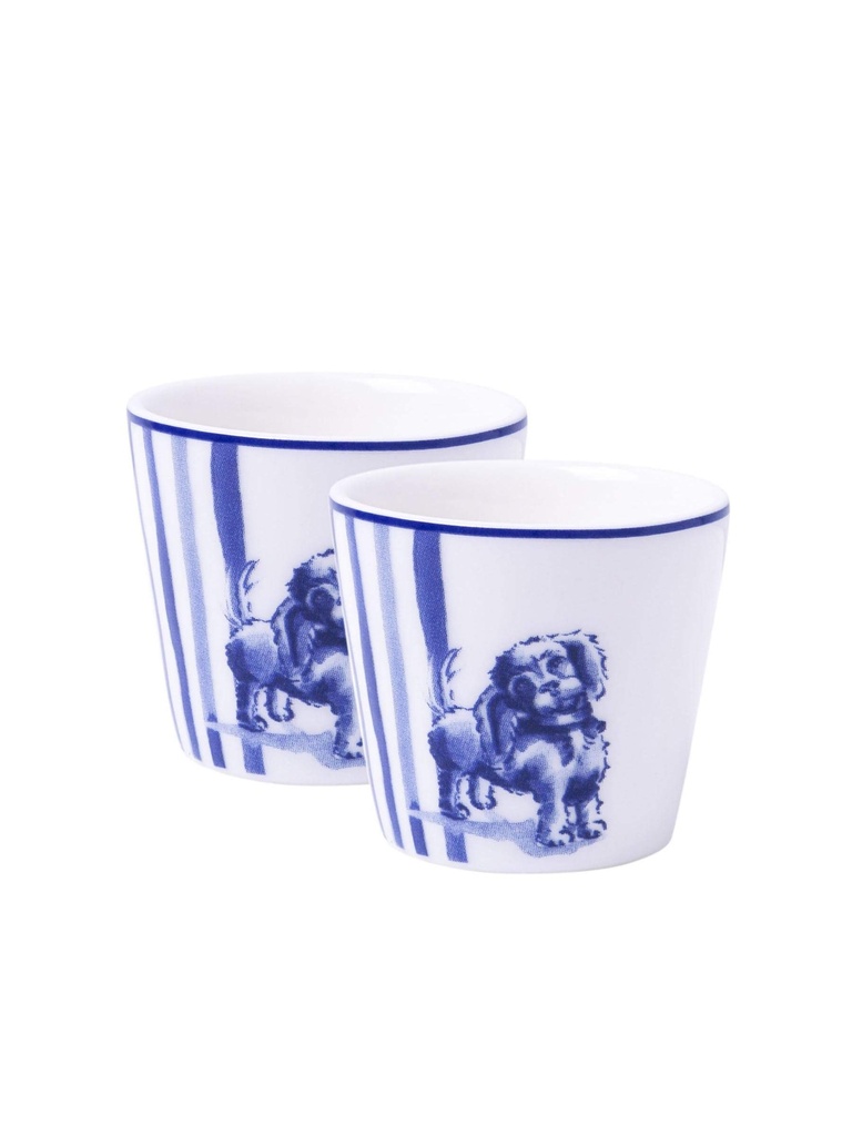 Eierdopjes teckel (set van 2)