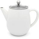 Dubbelwandige theepot 'Eva' Mat Wit 1,1Liter