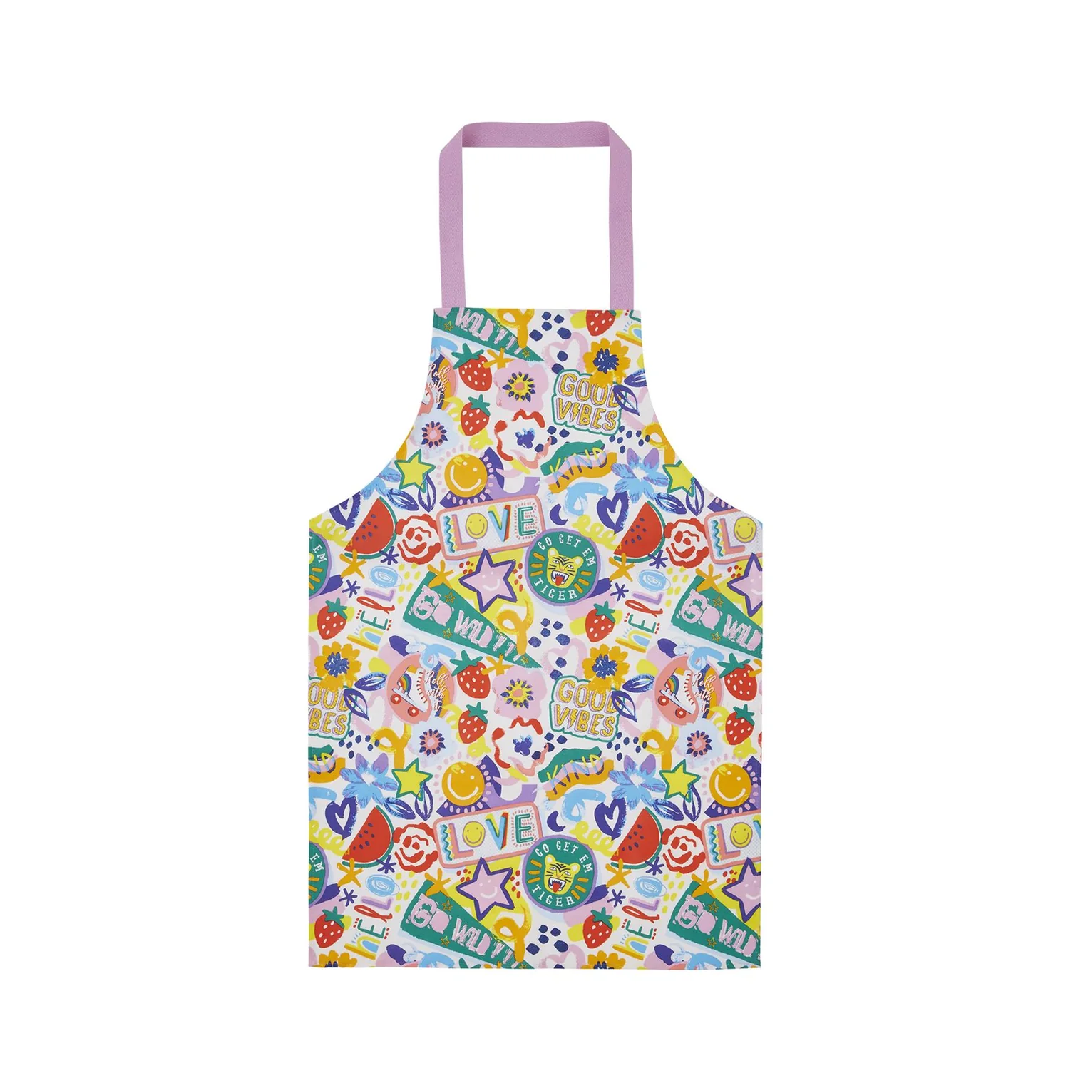 Tiener keukenschort 'Good Vibes'