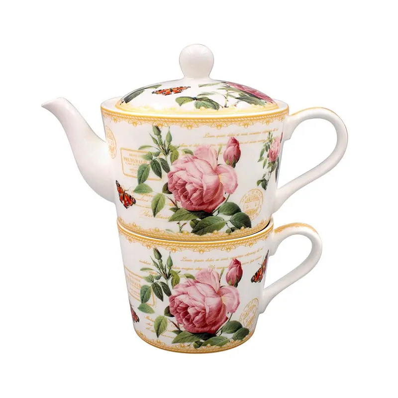 Tea for one set 'Rose'