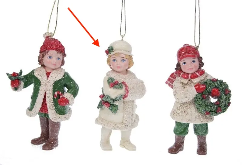 Ornament Kerstmeisjes afb.2