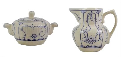 Setje Melkkannetje/suikerpotje Royal Boch