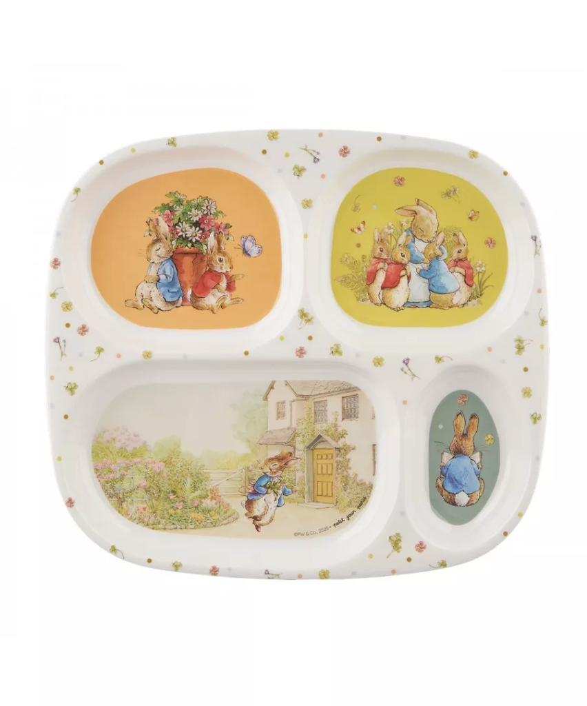 Bord met 4 compartimenten Peter Rabbit