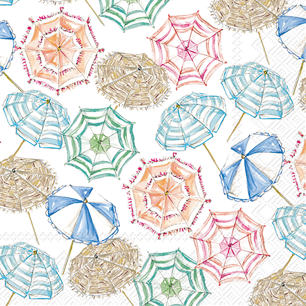 Lunchservet 'Coral Umbrella'