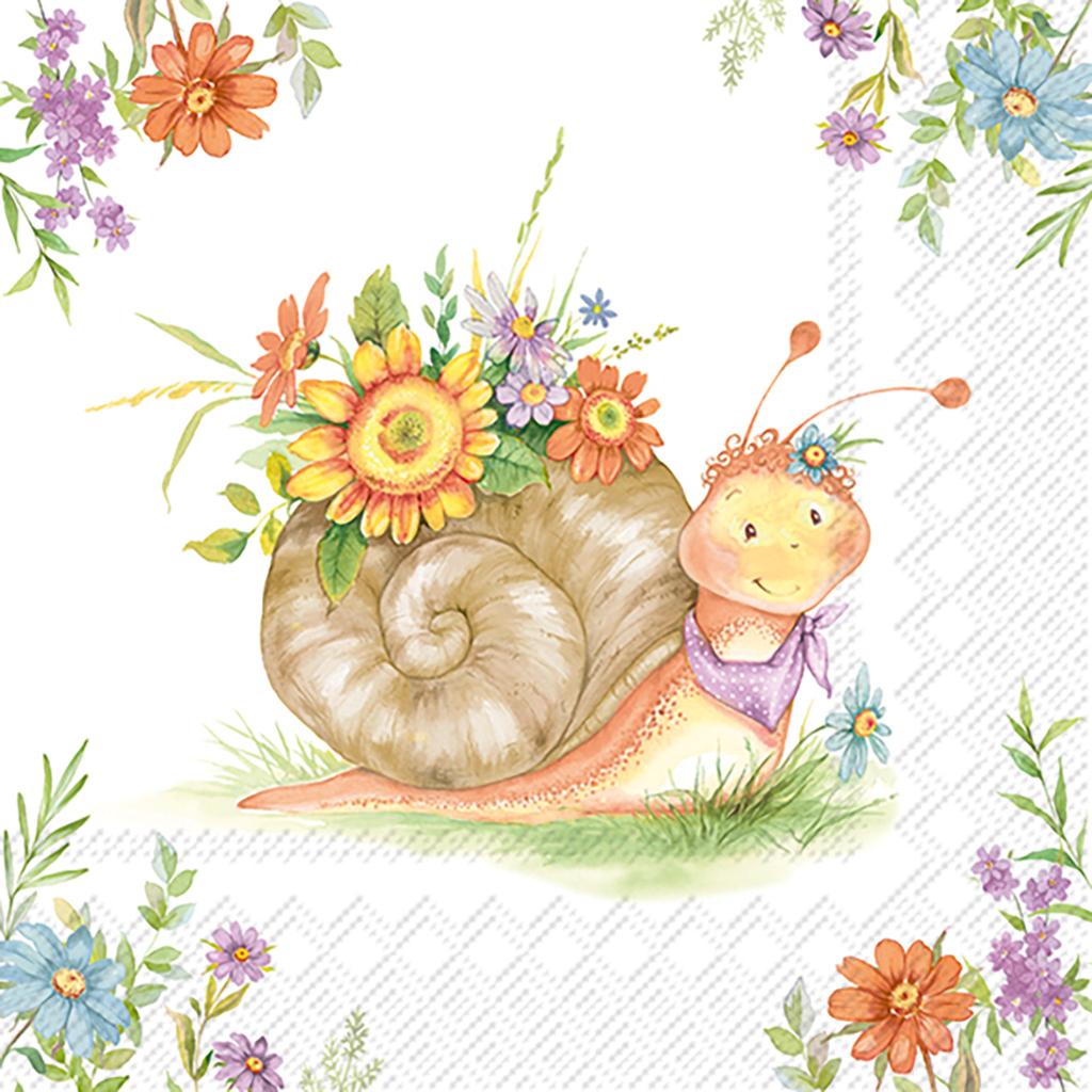 Lunchservet 'Flower Hanni'