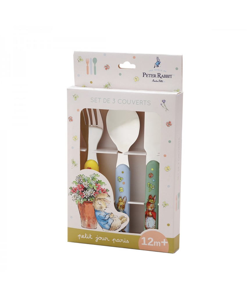 3-delig Kinderbestek Peter Rabbit