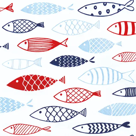 Lunchservet 'Fish on tour'