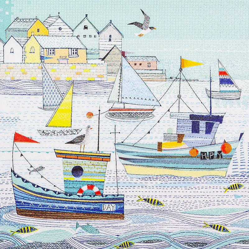 Lunchservet 'Boats'