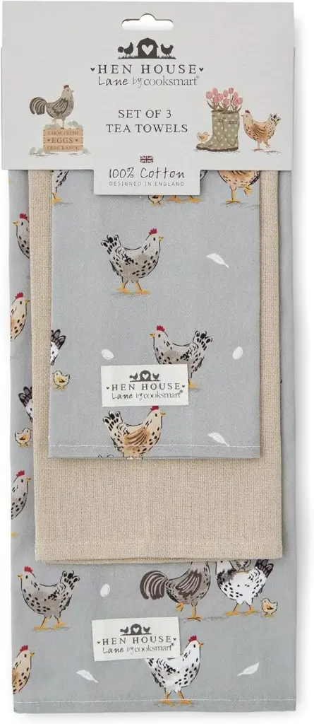 Theedoeken Hen House Lane (set van 3)