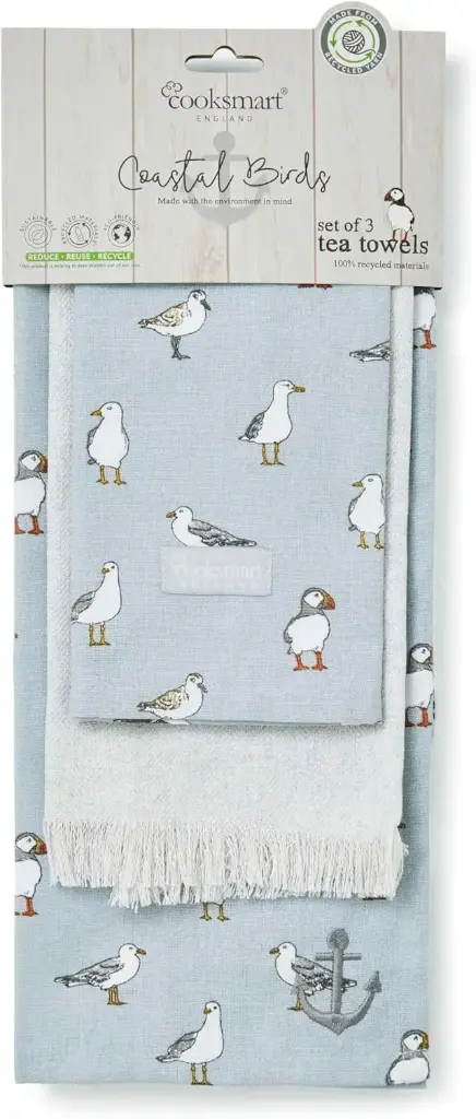 Theedoeken zeevogels (set van 3)