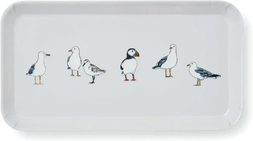 Rechthoekig Dienblad Coastal Birds