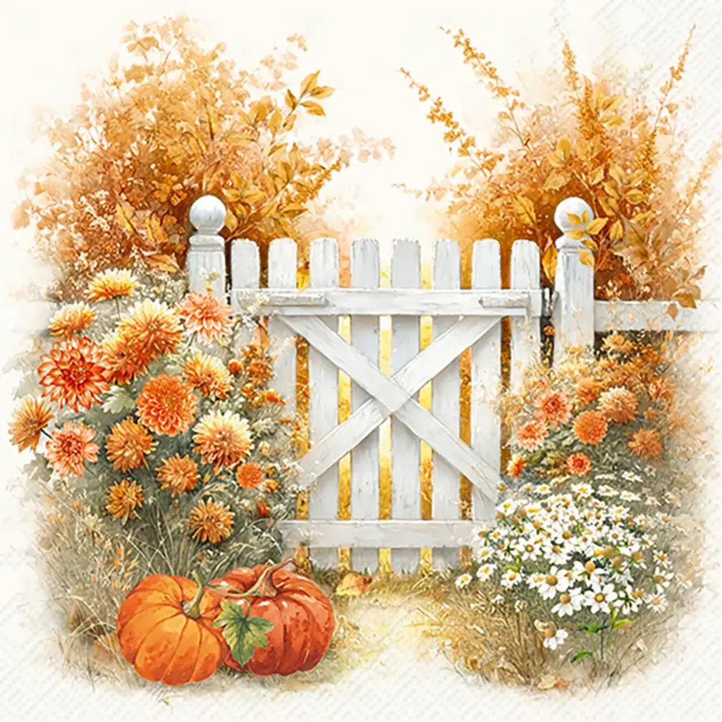 Lunchservet 'Autums Garden'