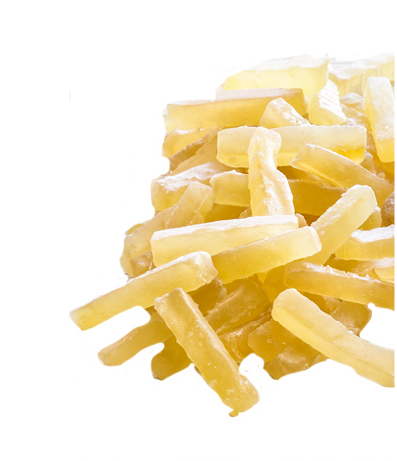 Geglazuurde gember sticks 200 gr