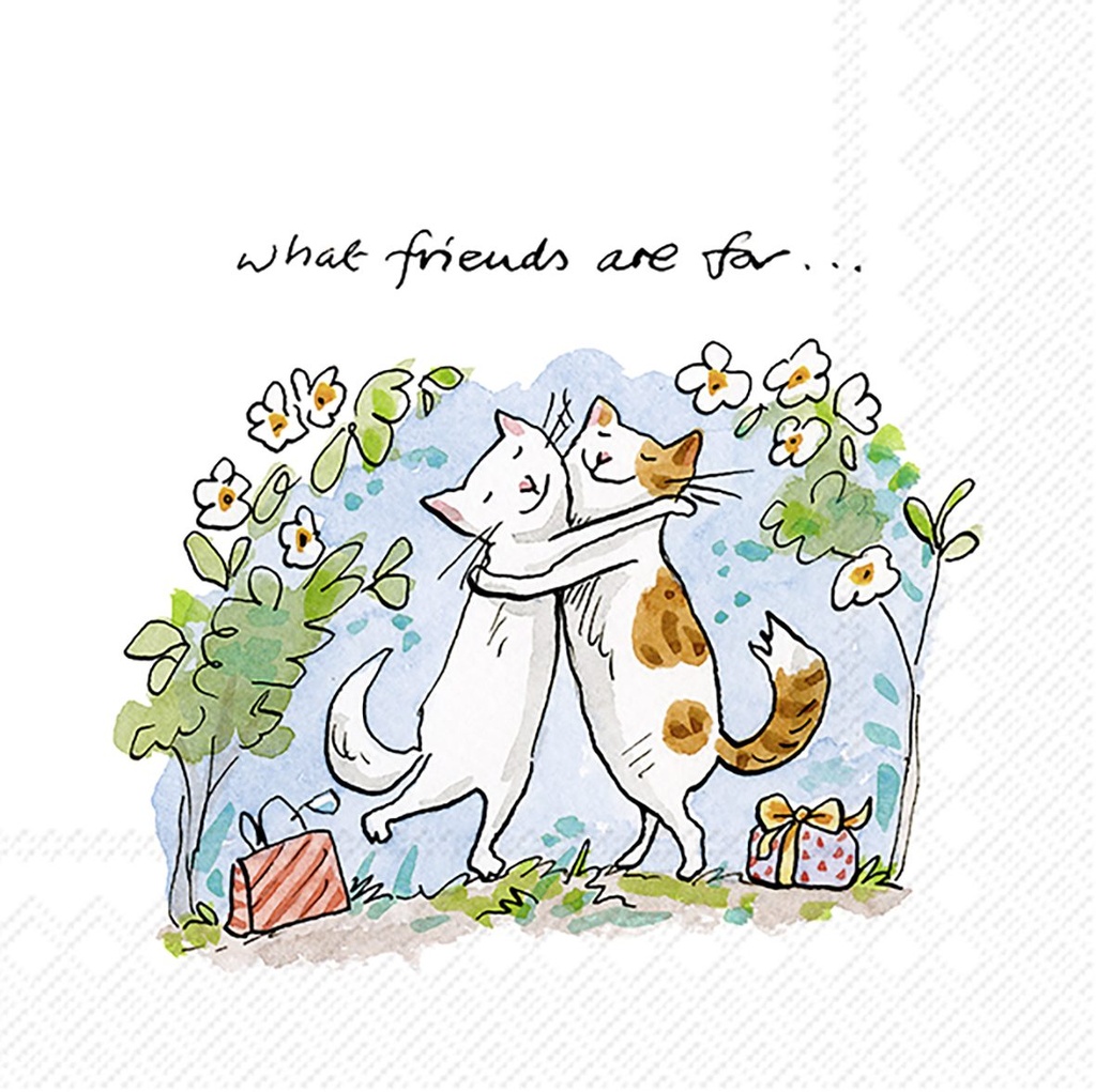 Lunchservet Cats Friends