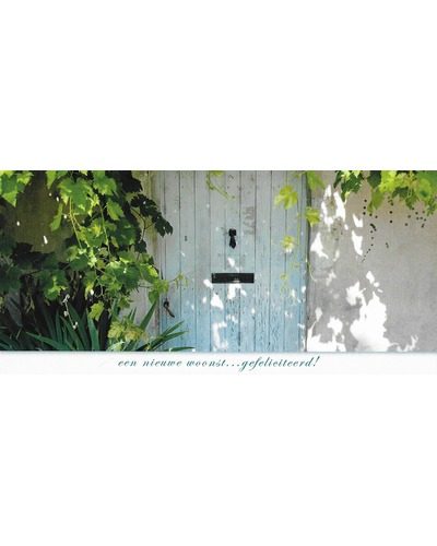 Een nieuwe woonst... gefeliciteerd!