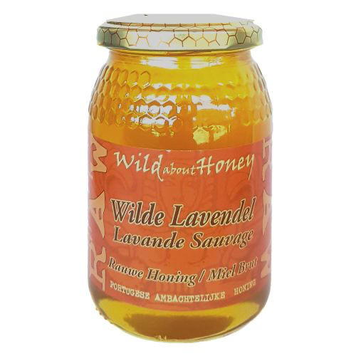 Rauwe Honing met Wilde Lavendel, 500 gram