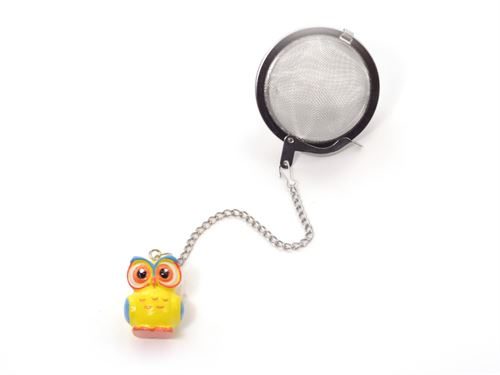 Thee-eitje met hangertje "Uil"