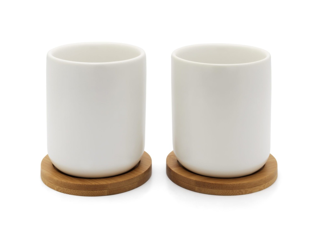 Theekopjes-set (2stuks) Umea White 200ml
