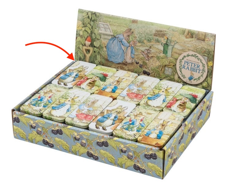 Pillendoosje Peter Rabbit (afb.1)