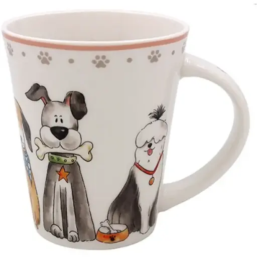 [AC012KAR] Mok 'Hond' grote afb.