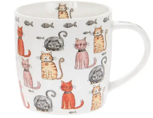 [AC016KAR] Mok 'Cool cats' kleine afb.