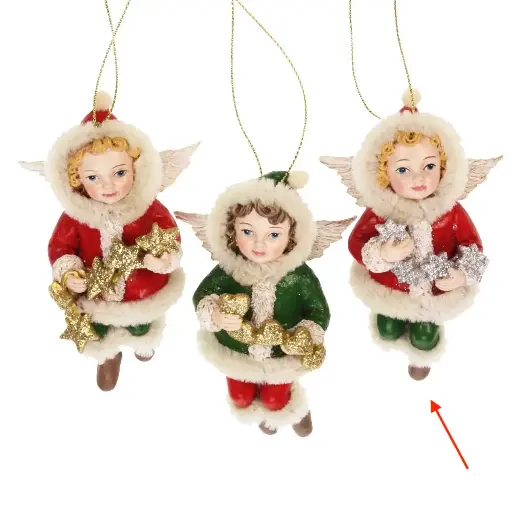 [AC022ME3] Ornament Engel met slinger afb.3