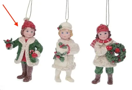 [AC025MEA] Ornament Kerstmeisjes afb.1