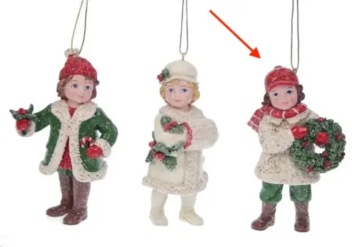 [AC025ME3] Ornament Kerstmeisjes afb.3