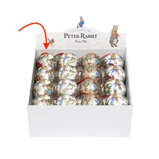 [AC030ME1] Kerstbal Peter Rabbit afb.1