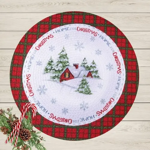 [AC029KAR] Placemat rond X-mas