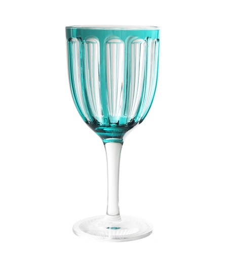 [AC586BR] Wijnglas Turquoise 350ml