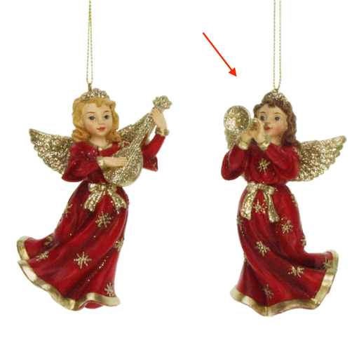 [AC033ME1] Ornament Engel met trompet