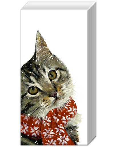 [ZAK23IHR] Papieren zakdoek 'Kitty'