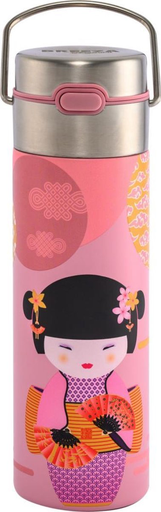 [AC077TX] Leeza 'New Little Geisha rose' thermos