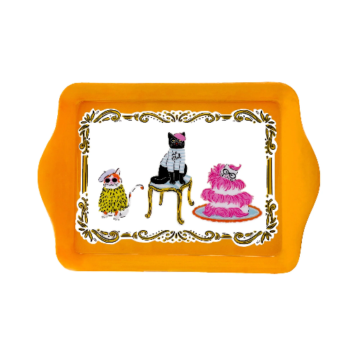 [AC419UW] Dienblad klein 'Cool Cats'