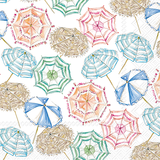 [SER125IHR] Lunchservet 'Coral Umbrella'