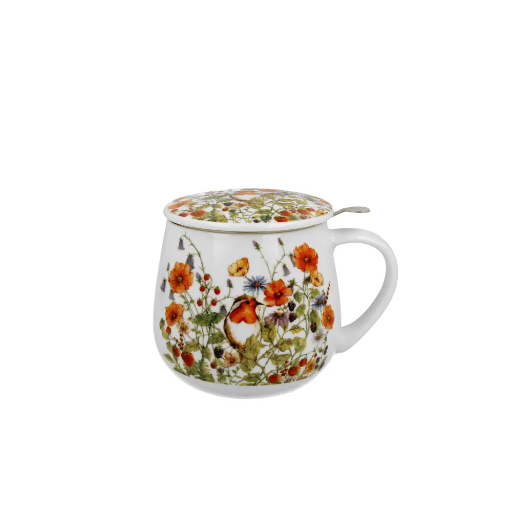 [AC047KAR] Theetas met zeef 'Wild bird'