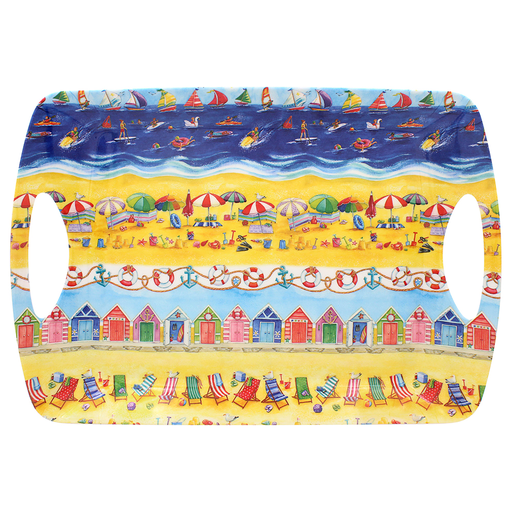 [AC060KAR] Dienblad 'Fun at the beach'