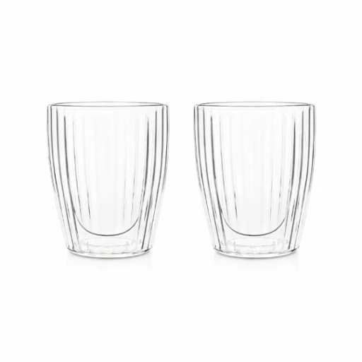 [AC001LB] Dubbelwandige glazen Hera 25cl (set van 2)