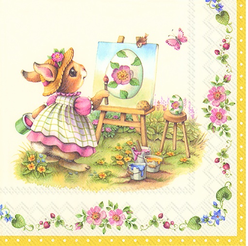 [SER113IHR] Lunchservet 'Spring Easter Time'