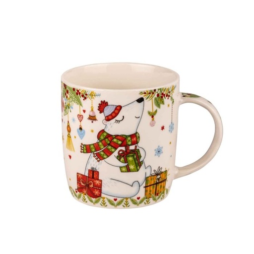 [AC484TR] Mok 'Winter Lodge' Ijsbeer