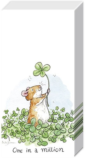 [ZAK13IHR] Papieren zakdoek 'One in a Million'