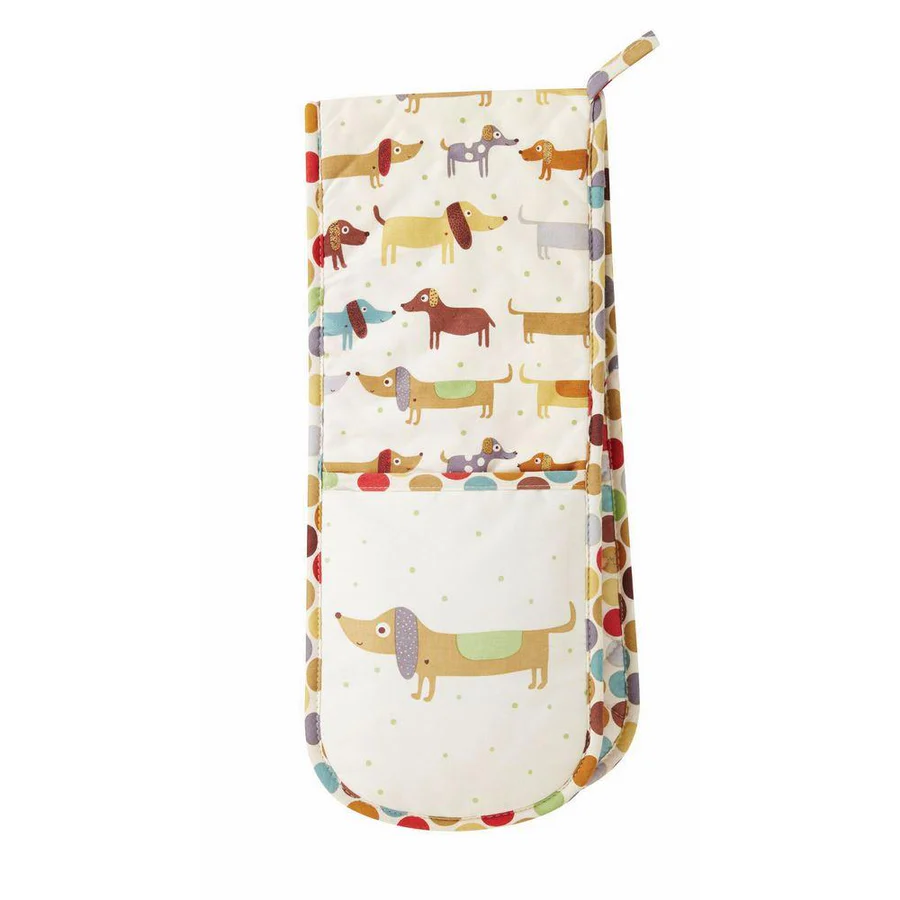 [OW12UW] Dubbele ovenwanten 'Hot dog'