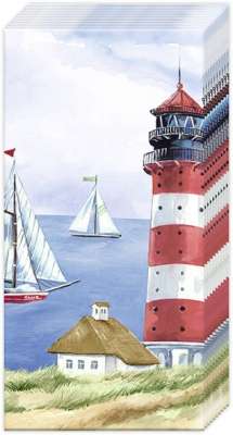 [ZAK012IHR] Papieren zakdoek 'Seelust'