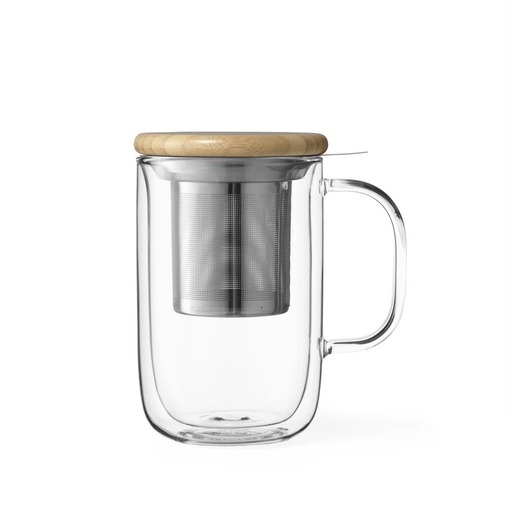 [AC003TX] Dubbelwandige theemok Minima 500 ml